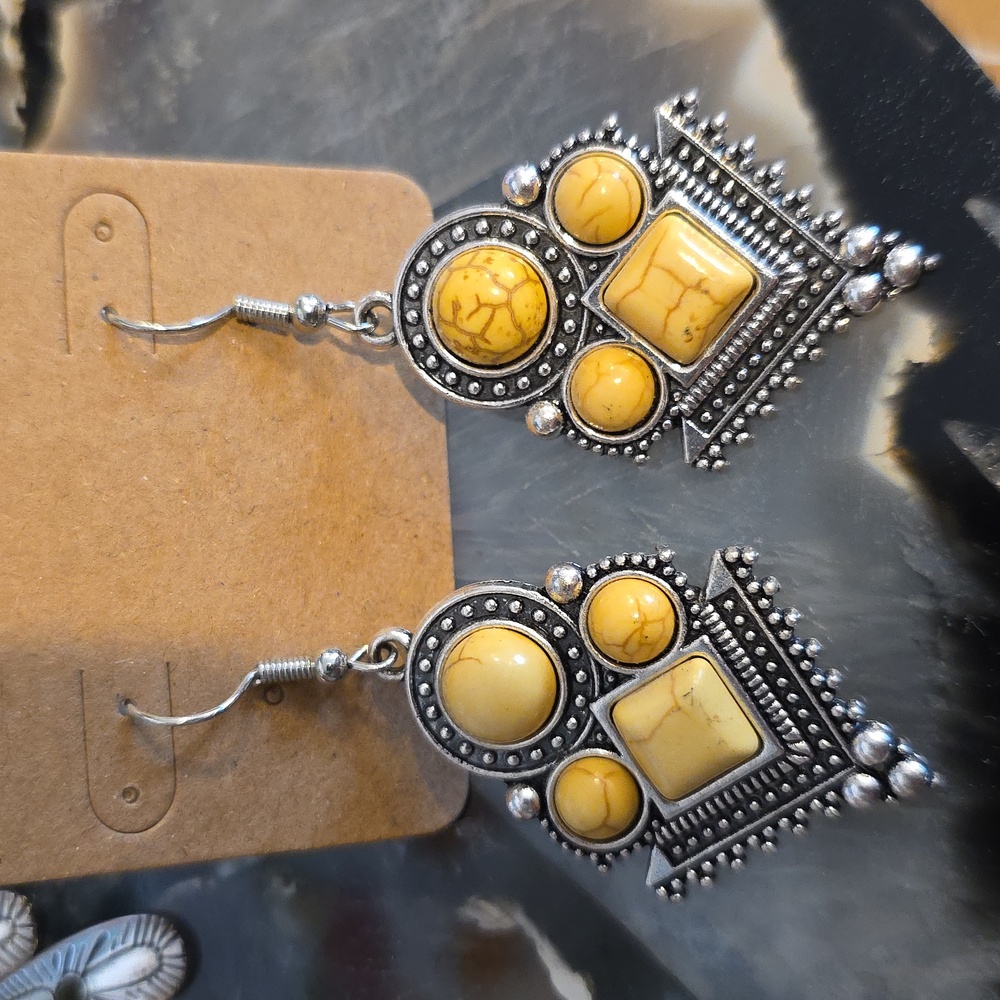 Bohemian Earrings Set - Picture 2 of 4